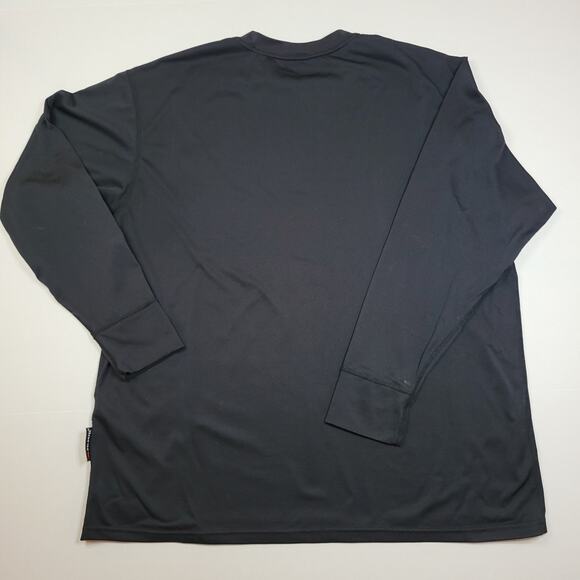 Cabela's XL Regular Base Layer Polartec Black Long Sleeve Thermal Crew Shirt USA - Picture 5 of 5